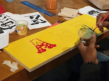 Upcycled Sign Painting Workshop