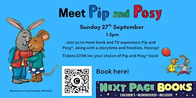 Meet Pip and Posy® - as seen on TV and in books!