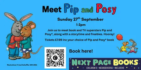 Meet Pip and Posy® - as seen on TV and in books!