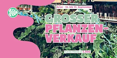 Großer Pflanzenverkauf - Graz