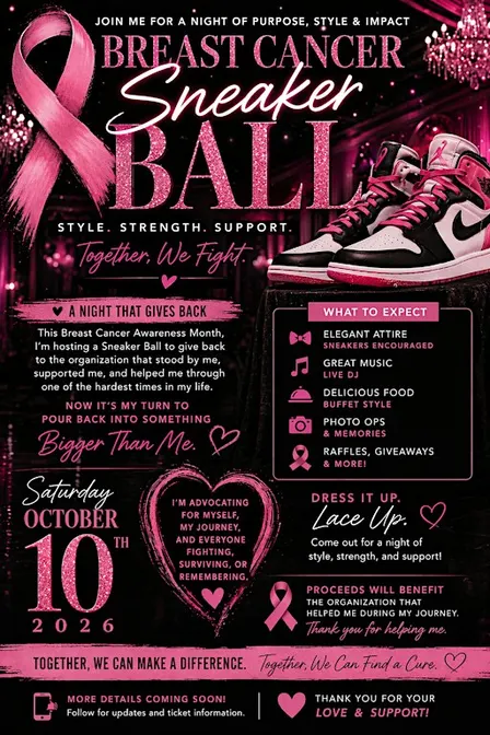 1st annual forever pink sneaker ball