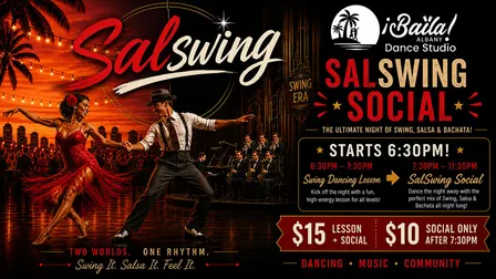 SalSwing Thursdays | Swing, Salsa & Bachata Lesson + Social