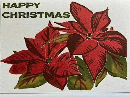 Screen Printed Christmas Cards with Vinyl Stencils