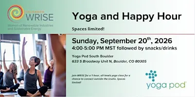 WRISE CO Yoga and Happy Hour