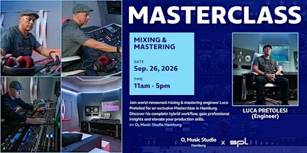 Masterclass with Luca Pretolesi (Grammy-Winning Mix & Mastering Engineer)