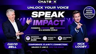 Unlock Your Voice Masterclass - Chelmsford