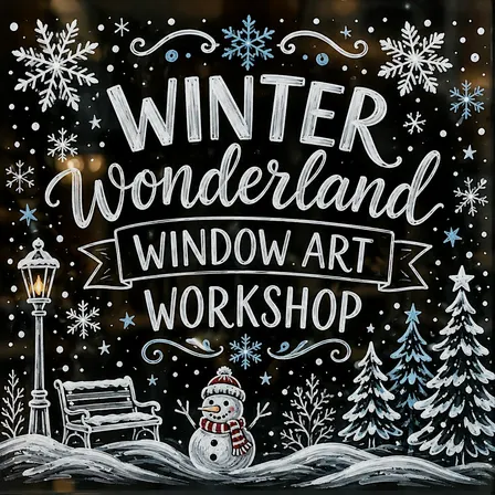 Winter Wonderland Window Art Workshop