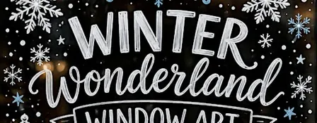 Winter Wonderland Window Art Workshop