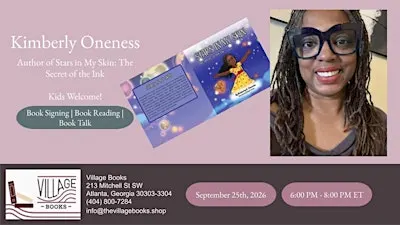 Book Signing, Reading, and Talk with Kimberly Oneness