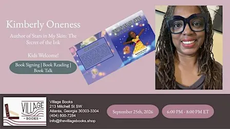 Book Signing, Reading, and Talk with Kimberly Oneness