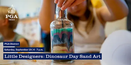 Little Designers: Dinosaur Day Sand Art