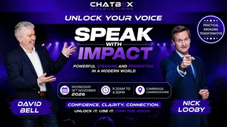 Unlock Your Voice Masterclass - Cambridge