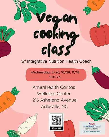 Join ACNC for A NIGHT OF VEGAN COOKING  (Free!)