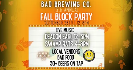 BAD Brewing's 13th Annual Fall Block Party