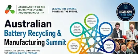 Australian Battery Recycling & Manufacturing Summit 2026