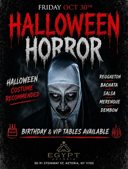 Best Halloween Party in Astoria – Halloween Horror at Egypt Astoria