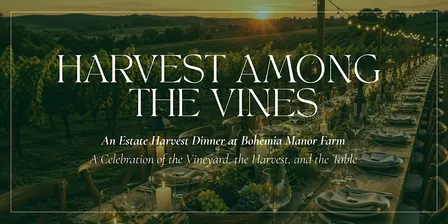 Harvest Among the Vines: An Estate Harvest Dinner at Bohemia Manor Farm