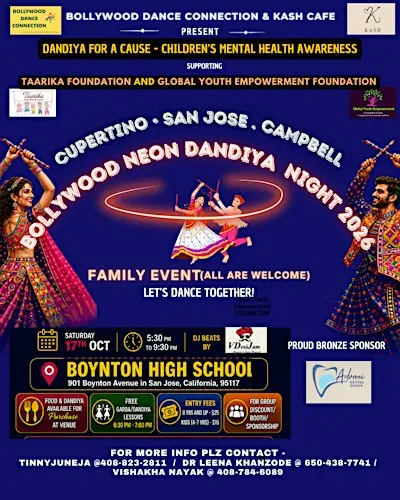 Cupertino/ SanJose/ Campbell BOLLYWOOD NEON Dandiya Night 2026