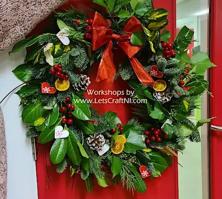 Christmas Wreath Workshop | Fresh Greenery Door Wreath | Ballyclare 2pm