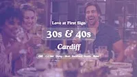 Cardiff Singles Night, 30s & 40s | Slug & Lettuce | Love at First Sign