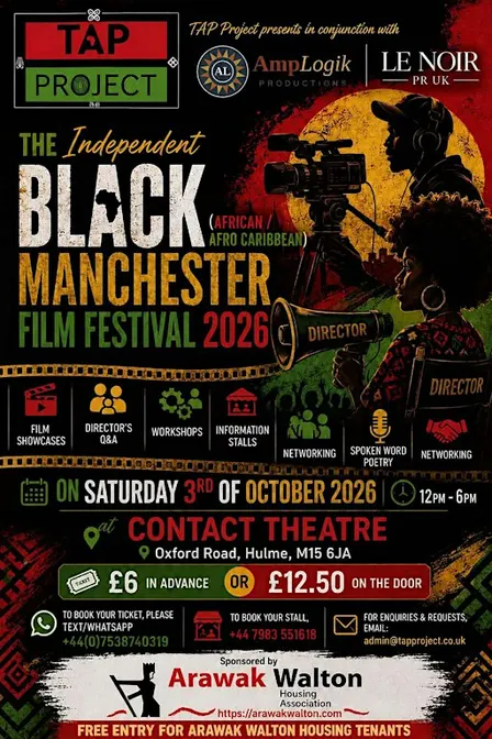 The Independent Black (African/Caribbean) Manchester Film Festival  2026