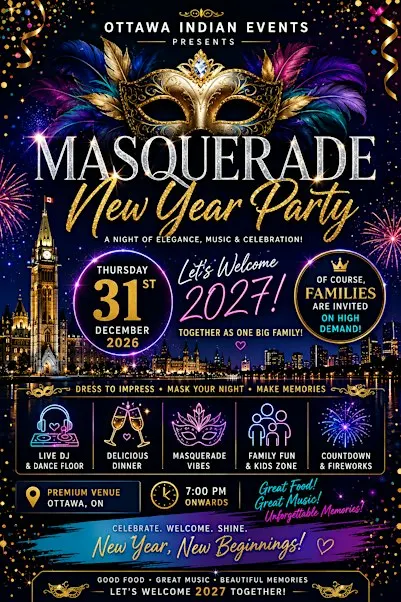 Masquerade new year party
