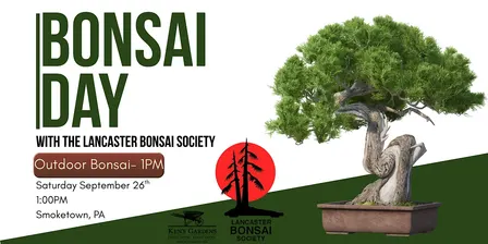Bonsai Day - Outdoor Bonsai (Smoketown Location)
