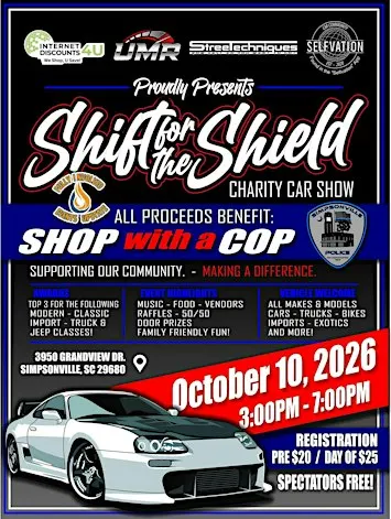 Shift for the Shield Charity Car Show