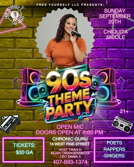 OPEN MIC 90'S EDITION FEAT. CHIQUITA NICOLE