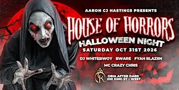 HOUSE OF HORRORS HALLOWEEN COSTUME PARTY