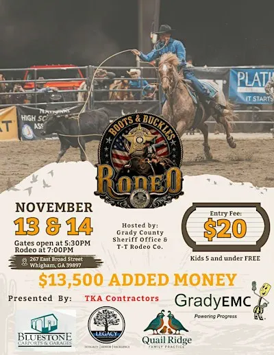 Boots & Buckles Rodeo Presented by GCSO and T-T Rodeo Co.