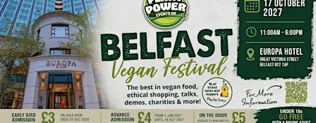 Belfast Vegan Festival 2027 | Europa Hotel