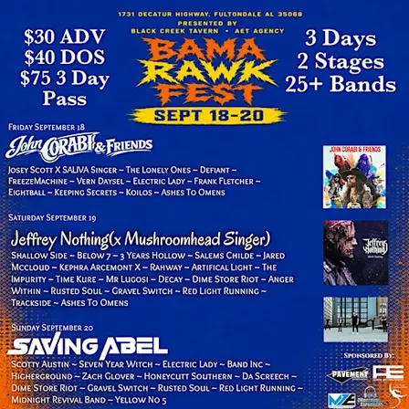 Black Creek Tavern Presents: Bama Rawk Fest