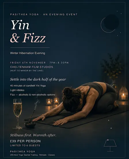 Yin & Fizz Evening - Cheltenham
