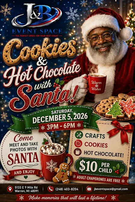 Cookies & Hot Chocolate with Santa!