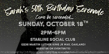 Sarah Bush's 50th Birthday Serenade
