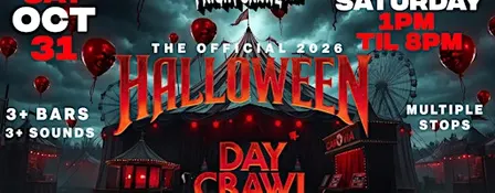 The Fright Crawl | Denver Halloween Day Bar Crawl 2026 | Sat, Oct 31