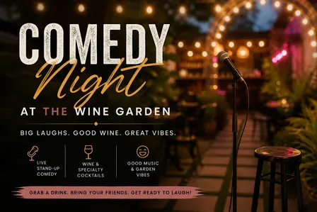 Wine Garden Comedy Show Night