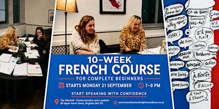 10-Week French Course for Complete Beginners – Monday Evenings