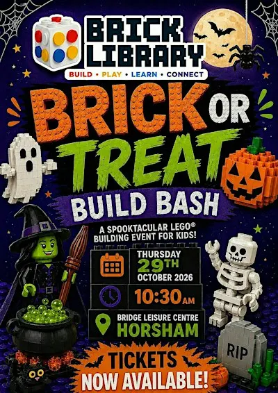 Brick or Treat Build Bash - A Spooktacular Brick Building Event for Kids!