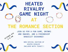 Heated Rivalry Game Night and Friendship Bracelet Exchange