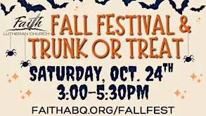 Fall Festival and Trunk or Treat