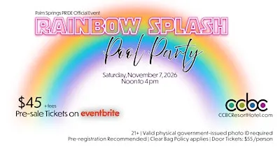 PS Pride Weekend Rainbow Splash Pool Party 2026