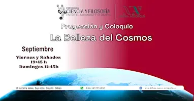 LA BELLEZA DEL COSMOS. Proyección y coloquio.