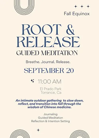 Fall Equinox: Root & Release- Guided Meditation + Journaling