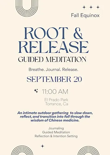 Fall Equinox: Root & Release- Guided Meditation + Journaling
