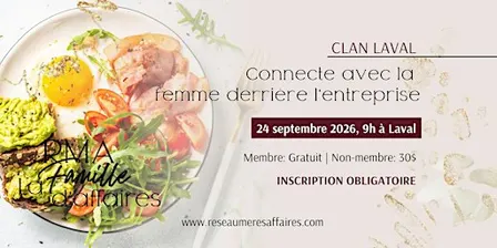 Connecte avec la  femme derrière l’entreprise  - Clan Laval