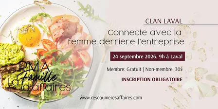 Connecte avec la  femme derrière l’entreprise  - Clan Laval