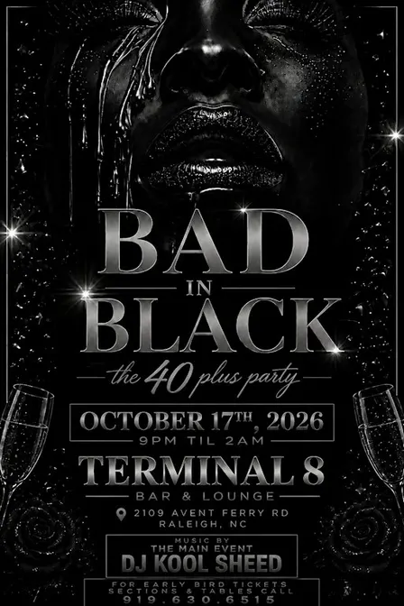 SOCIETY 35 PRESENTS: BAD in BLACK: THE 40 PLUS PARTY