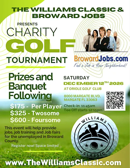 The Williams Classic - Charity Golf Tournament presented by Broward Jobs